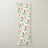 Saxophone Music Instrument Jazz Band Musical Lichaamskussen (Voorkant Verticaal)