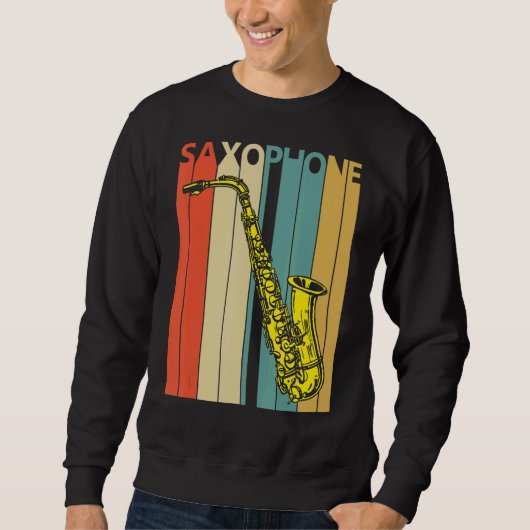 Saxophone Music Instrument Trui (Voorkant)