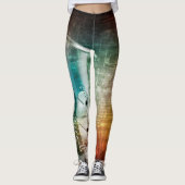 Saxophone Music Leggings (Voorkant)