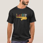 Saxophone Music Lover Human Evolution Saxophonist T-shirt (Voorkant)