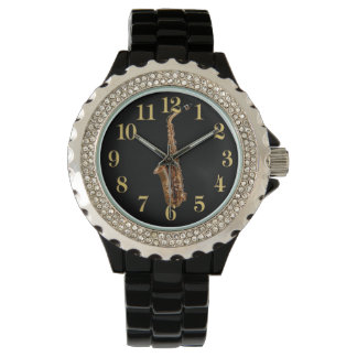 Saxophone Music-Thleed Musician's Gift Horloge