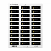 Saxophone Musician Band Teacher Label (Full Sheet)