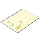 Saxophone Musician Band Teacher Notitieboek (Linkerzijde)