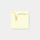 Saxophone Musician Band Teacher Post-it Notes (Voorkant)
