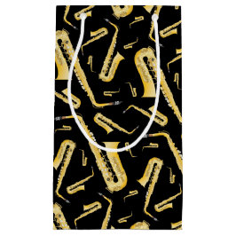 Saxophone Musician Band Teacher Small Gift Bag Klein Cadeauzakje