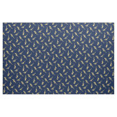 Saxophone Musician Room Decor Blue Stof (Yard (91,4 cm))