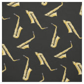 Saxophone Musician Room Decor Stof (Swatch)