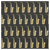 Saxophone Musician Room Decor Stof (Swatch)