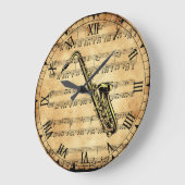 Saxophone~ — Muziekachtergrond~uniek Grote Klok (Hoek)