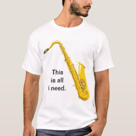 Saxophone Nut T-shirt