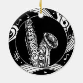 Saxophone Ornament (Achterkant)