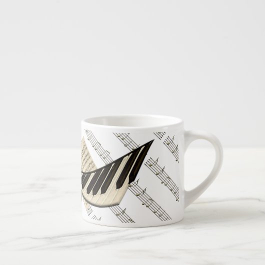 Saxophone & Piano Music Espresso Kop (Rechts)