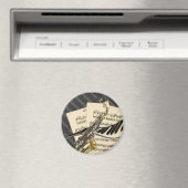 Saxophone & Piano Music Magneet (Insitu (Vaatwasser))