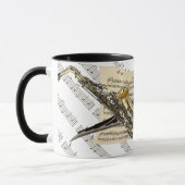 Saxophone & Piano Music op maat Mok (Links)