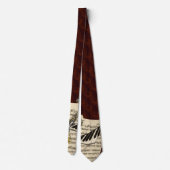 Saxophone & Piano Music Stropdas (Achterkant)