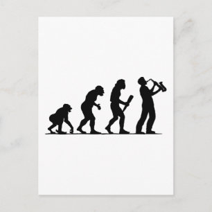Saxophone Player Briefkaart
