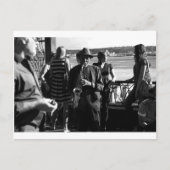 Saxophone Player Briefkaart (Voorkant)