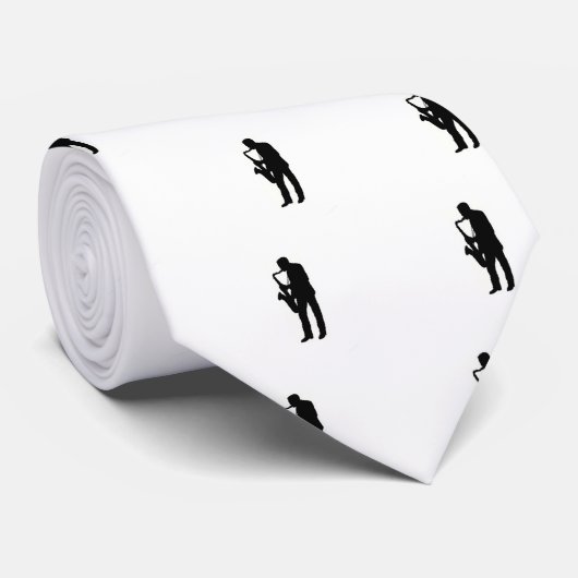 "Saxophone Player"-cadeaus en -producten Stropdas (Opgerold)