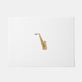 ***SAXOPHONE PLAYER *** DOORMAT DEURMAT (Voorkant)