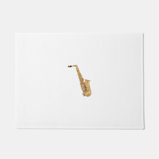 ***SAXOPHONE PLAYER *** DOORMAT DEURMAT (Voorkant)