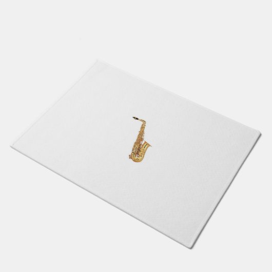 ***SAXOPHONE PLAYER *** DOORMAT DEURMAT (Schuin)