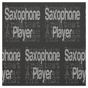 Saxophone Player Extraordinaire Stof
