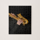 Saxophone Player geeft Saxophonist jazz af Legpuzzel (Verticaal)