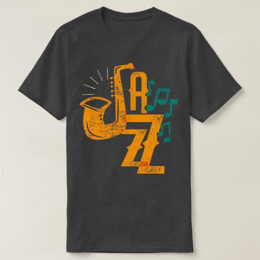 Saxophone Player Jazz Fan design Gift T-shirt (Design voorkant)