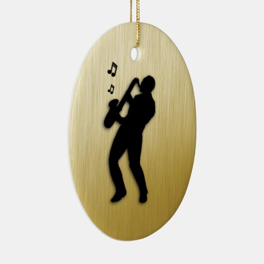 Saxophone Player Keramisch Ornament (Rechts)