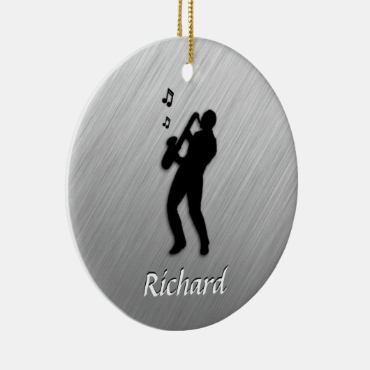 Saxophone Player Keramisch Ornament (Rechts)