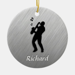 Saxophone Player Keramisch Ornament