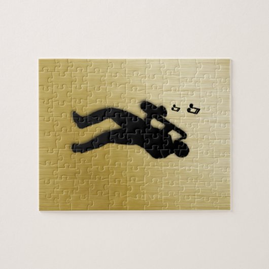 Saxophone Player Legpuzzel (Horizontaal)