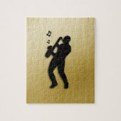 Saxophone Player Legpuzzel (Verticaal)