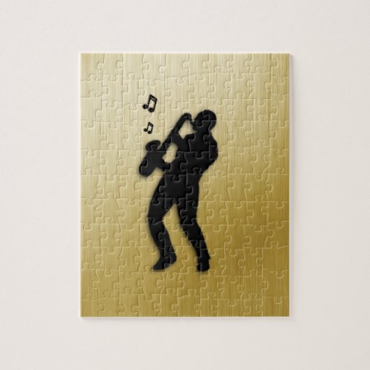 Saxophone Player Legpuzzel (Verticaal)