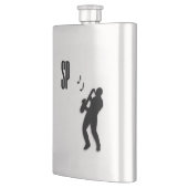 Saxophone Player Monogram Flacon (Links)