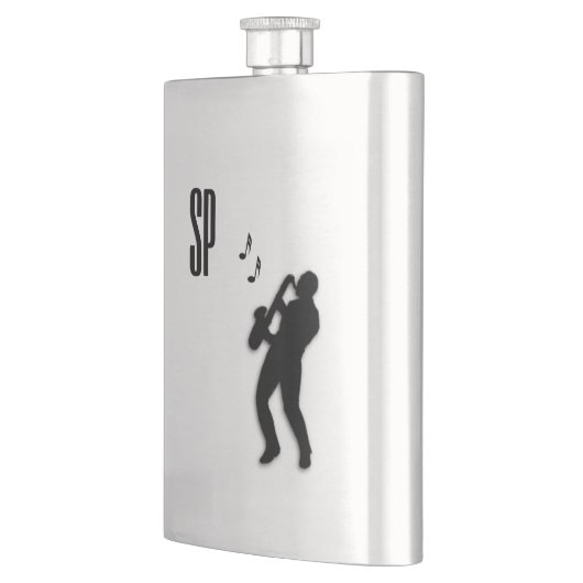 Saxophone Player Monogram Flacon (Links)