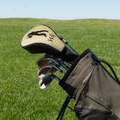 Saxophone Player Monogram Golfheadcover (Insitu)