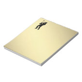 Saxophone Player Notitieblok (Linkerzijde)