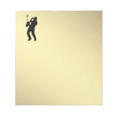 Saxophone Player Notitieblok (Voorkant)