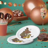 Saxophone Player Papieren Bordje