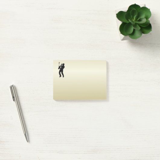 Saxophone Player Post-it® Notes (Kantoor)
