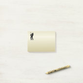 Saxophone Player Post-it® Notes (Op bureau)