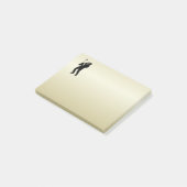 Saxophone Player Post-it® Notes (Schuin)