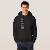 Saxophone Player Sayings Can You Even Reed Bro Hoodie (Voorkant volledig)