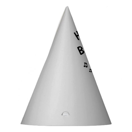 Saxophone Player Silver Birthday Party Feesthoedjes (Links)