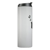 Saxophone Player Silver Thermosbeker (Gedraaid links)