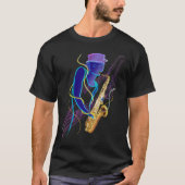 Saxophone Player T-shirt (Voorkant)