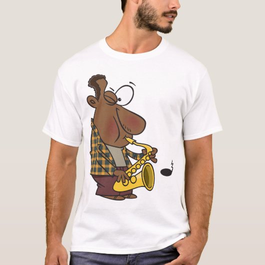 Saxophone Player T-shirt (Voorkant)