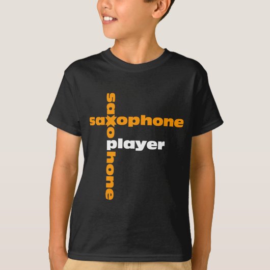 Saxophone Player T-shirt (Voorkant)