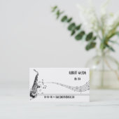 Saxophone Player-Visitekaartjes Visitekaartje (Staand voorkant)